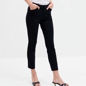 New 10 TALL GAP Black High Rise Signature Pants